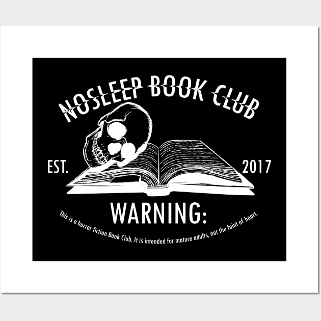 No Sleep Podcast Book Club Wall Art by Desdymona